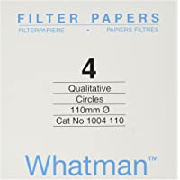 Papel filtro Whatman cualitativo estándar- grado 4- Paquete de 100